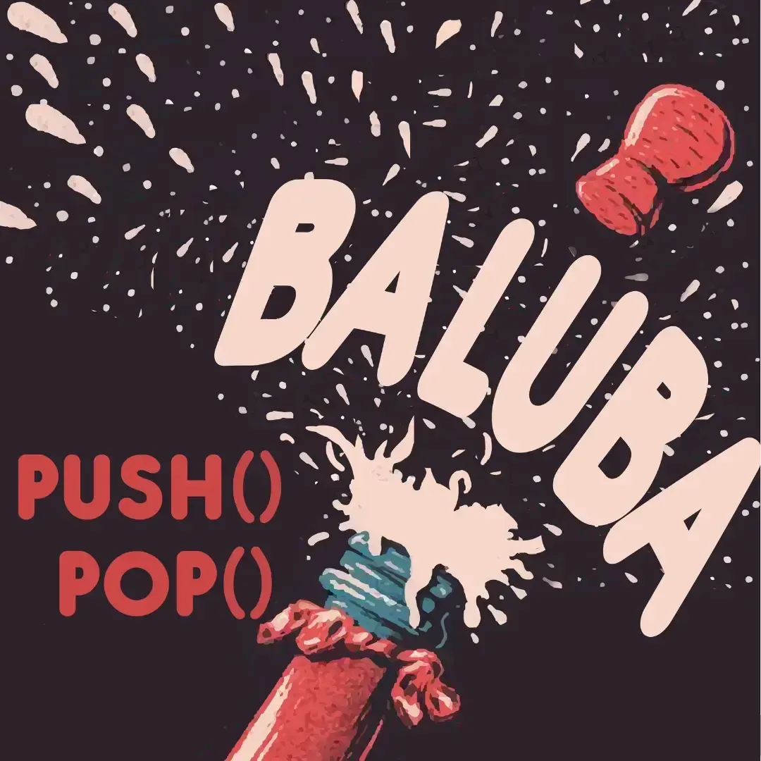 Logo for Push Pop Baluba!